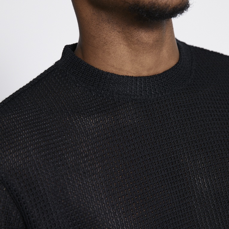 Stickad t-shirt "Truls"